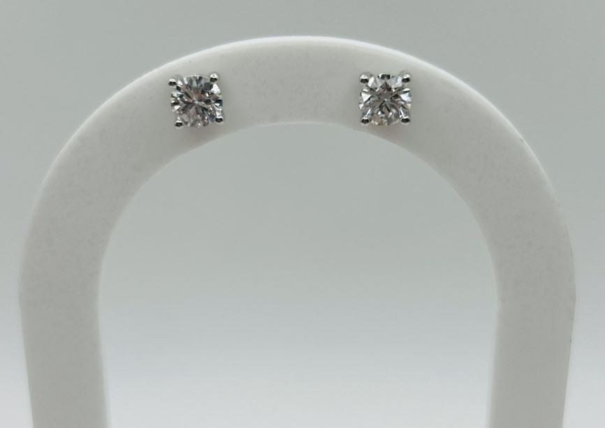 Lab Grown Diamond Stud Earrings (1.50ct t.w.) in 14kt White Gold
