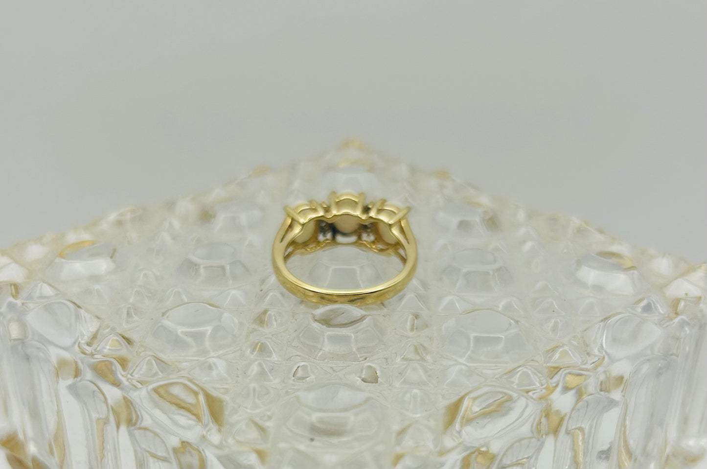 Opal & Diamond Ring (.06pts t.w.) in 10K Yellow Gold