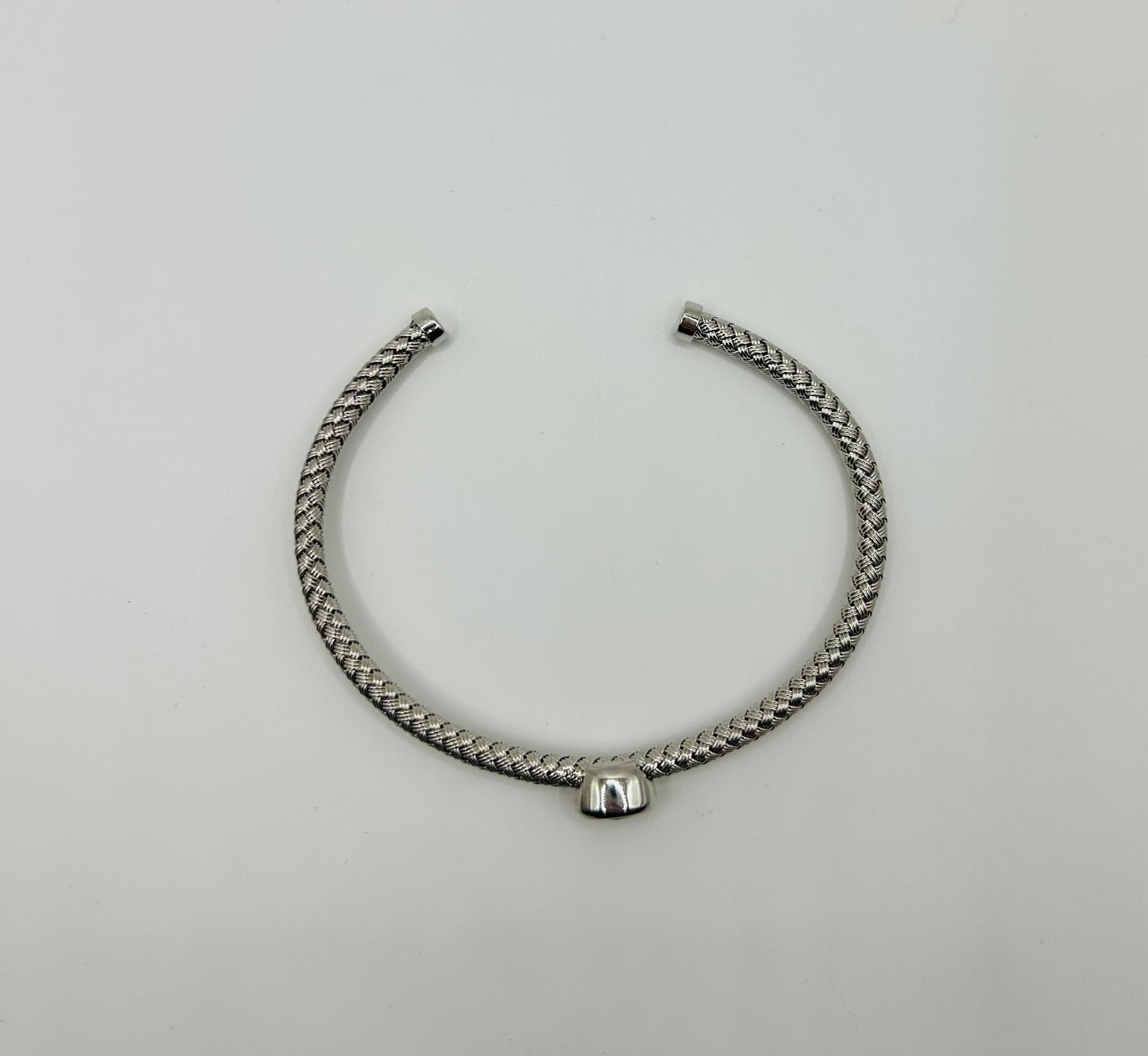 Peridot Cuff Bracelet in Sterling Silver