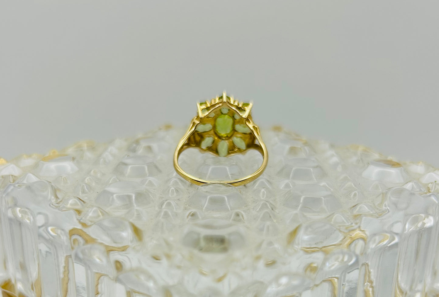 Peridot Ring in 10kt Yellow Gold