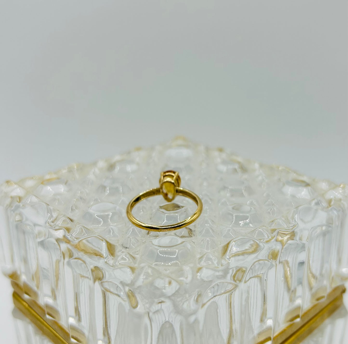 Citrine Ring in 10K Yellow Gold