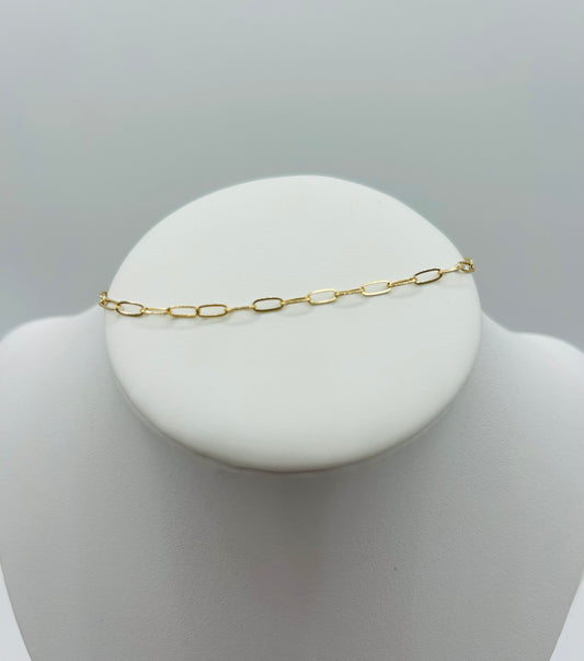 Gold Chain Bracelet in 14K Yellow Gold