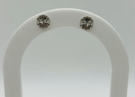 Tear-drop Diamond Dangle Earrings (.25pts t.w.) in 14kt White Gold